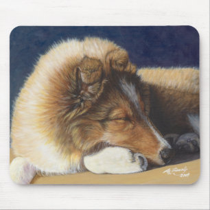 Mousepad Tapete do rato do cão do Sheepdog de Shltie