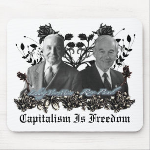 Mousepad Tapete do rato do capitalismo/liberdade (Ron Paul,