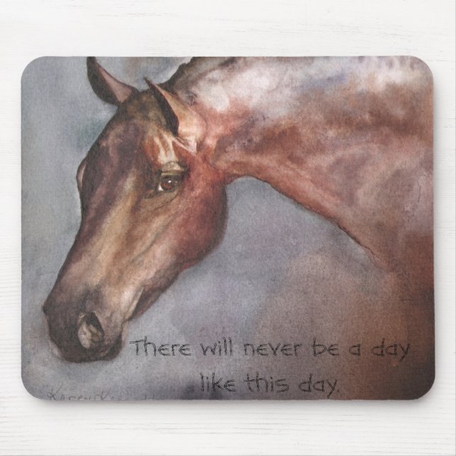 Mousepad Tapete do rato do cavalo de baía (Frente)
