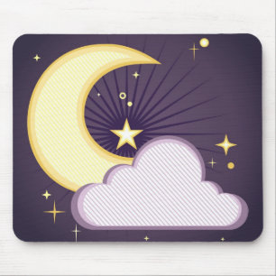 Mousepad Tapete do rato do céu nocturno