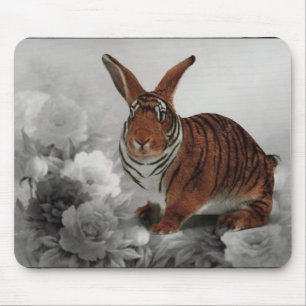 Mousepad Tapete do rato do coelho do tigre