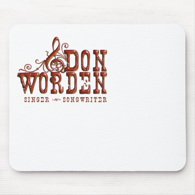 Mousepad Tapete do rato do compositor do ~ do cantor de Don (Frente)