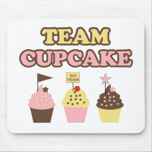 Mousepad Tapete do rato do cupcake da equipe para fãs do
