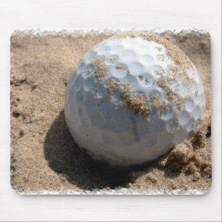 Mousepad Tapete do rato do design do poço de areia do golfe