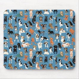 Mousepad Tapete do rato do distrito do cão