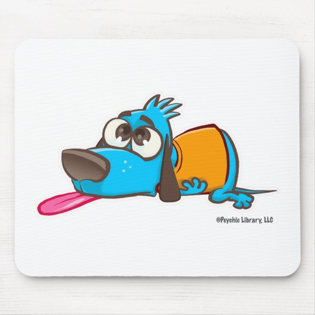 Mousepad Tapete do rato do doggy de Pooped (Frente)