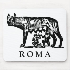 Mousepad Tapete do rato do Ela-Lobo de ROMA