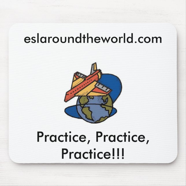 Mousepad Tapete do rato do ESL em todo o mundo (Frente)