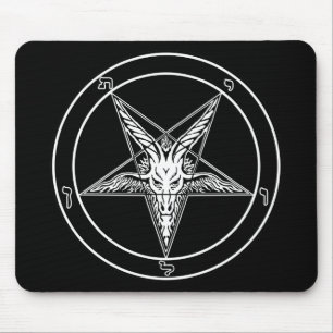 Mousepad Tapete do rato do estilo antigo de Baphomet