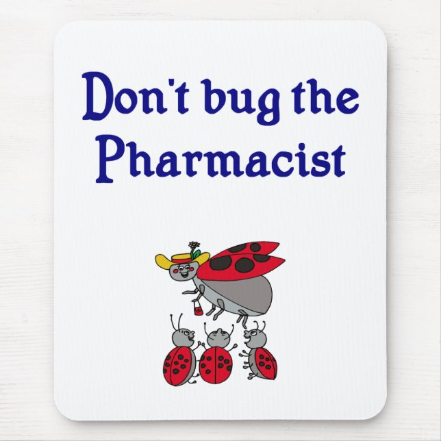 Mousepad Tapete do rato do farmacêutico (Frente)