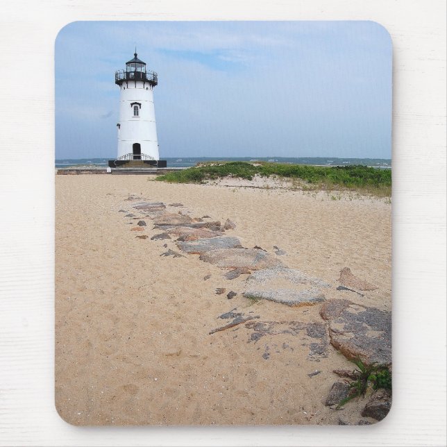 Mousepad Tapete do rato do farol do Martha's Vineyard (Frente)