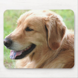 Mousepad Tapete do rato do filhote de cachorro do golden