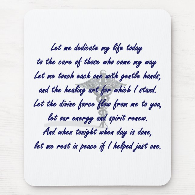 Mousepad Tapete do rato do fisioterapeuta (Frente)