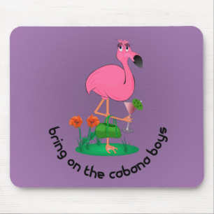 Mousepad Tapete do rato do flamingo