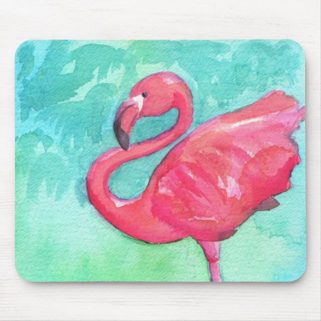 Mousepad Tapete do rato do flamingo (Frente)