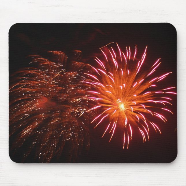 Mousepad tapete do rato do fogo-de-artifício (Frente)
