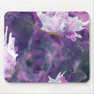 Mousepad Tapete do rato do folho do Lilac