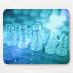 Mousepad Tapete do rato do fósforo da xadrez
