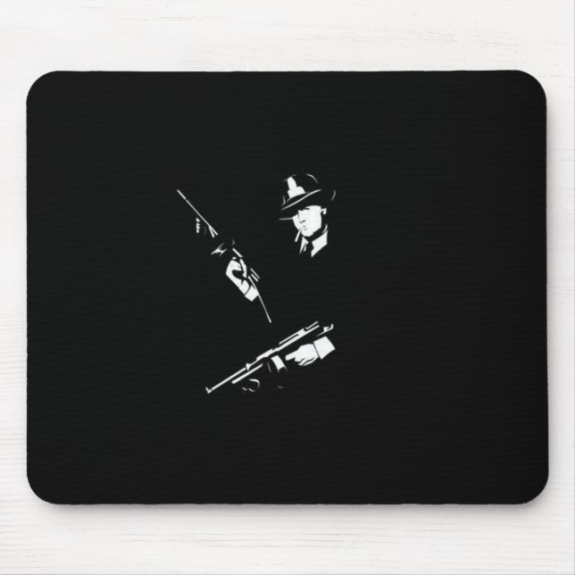 Mousepad Tapete do rato do gângster (Frente)
