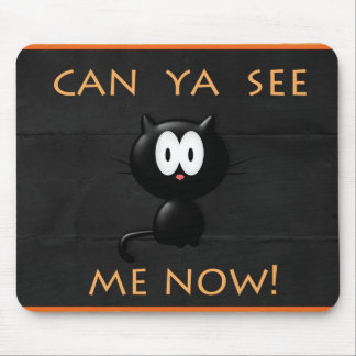 Mousepad Tapete do rato do gato do Dia das Bruxas!