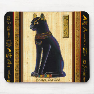 Mousepad Tapete do rato do gato egípcio de BASTET