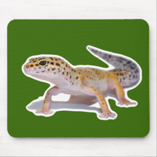 Mousepad Tapete do rato do geco do leopardo