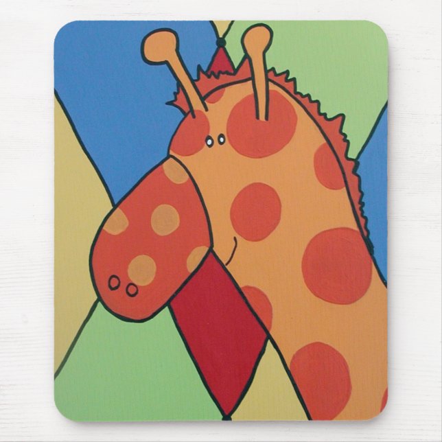Mousepad Tapete do rato do girafa (Frente)