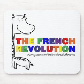 Mousepad Tapete do rato do girafa do arco-íris de TFR