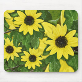 Mousepad Tapete do rato do girassol da duna