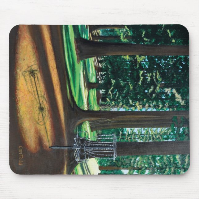 Mousepad Tapete do rato do golfe do disco (Frente)