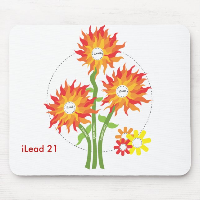 Mousepad tapete do rato do iLead (Frente)
