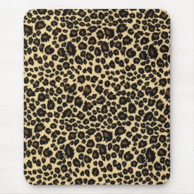 Mousepad Tapete do rato do impressão do leopardo (Frente)