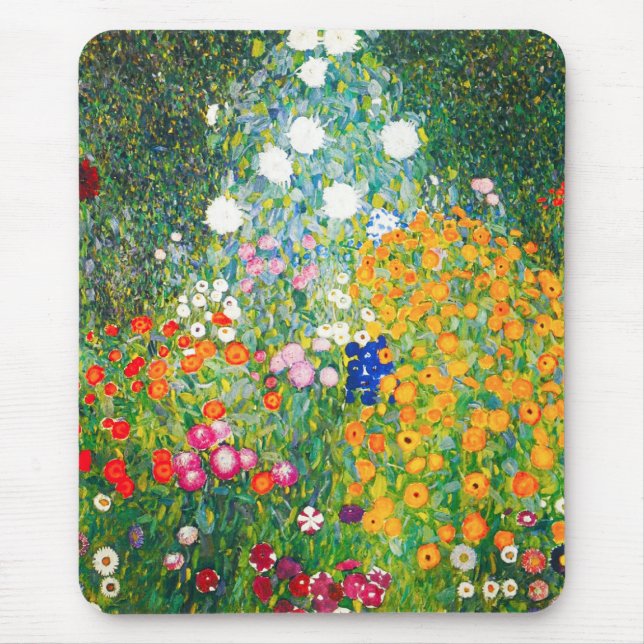 Mousepad Tapete do rato do jardim de Gustavo Klimt (Frente)
