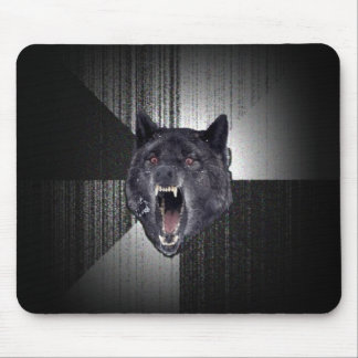 Mousepad Tapete do rato do lobo da demência