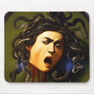 Mousepad Tapete do rato do Medusa de Caravaggio