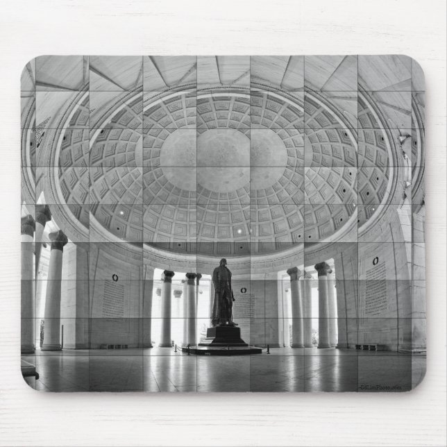 Mousepad Tapete do rato do memorial de Jefferson (Frente)
