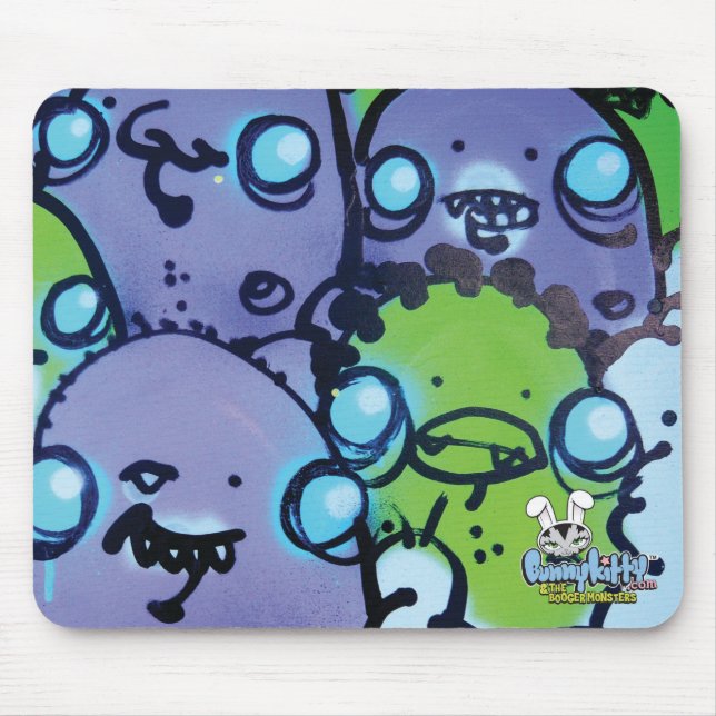 Mousepad Tapete do rato do monstro do Booger (Frente)