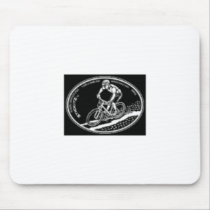 Mousepad Tapete do rato do motociclista da montanha