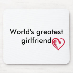 Mousepad Tapete do rato do namorada do mundo o grande