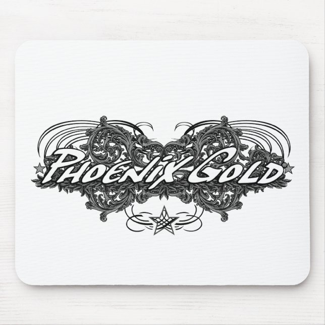 Mousepad Tapete do rato do ouro de Phoenix (Frente)