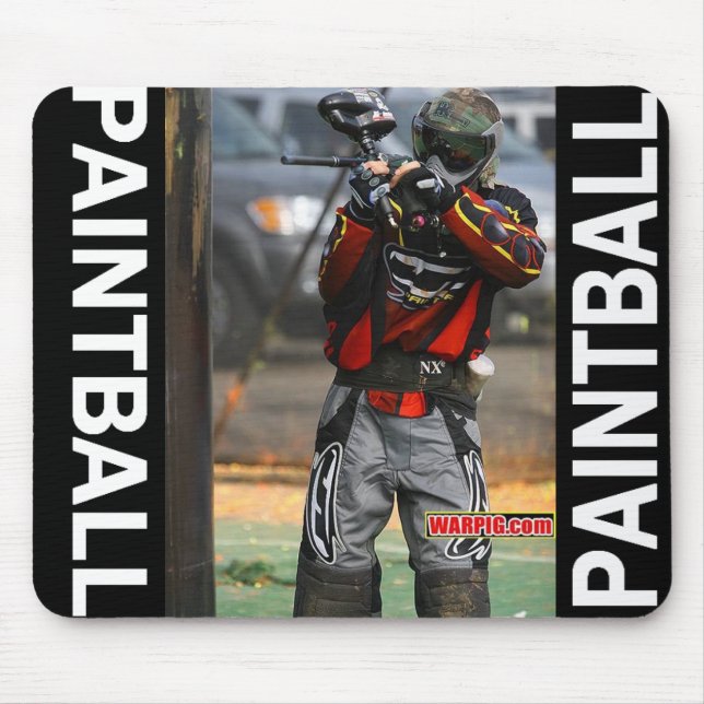 Mousepad tapete do rato do paintball (Frente)