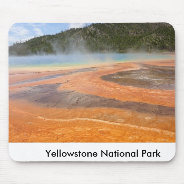 Mousepad Tapete do rato do parque nacional de Yellowstone (Frente)