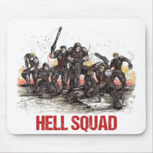 Mousepad Tapete do rato do pelotão do inferno