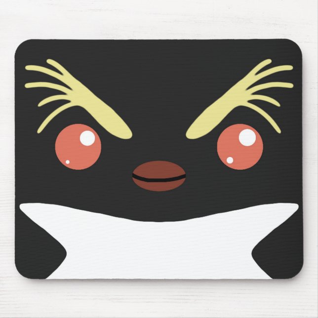 Mousepad Tapete do rato do pinguim de Rockhopper (Frente)
