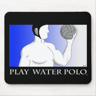 Mousepad Tapete do rato do pólo aquático do jogo