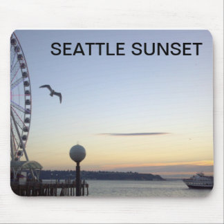 MOUSEPAD TAPETE DO RATO DO POR DO SOL DE SEATTLE