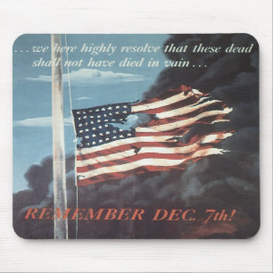 Mousepad Tapete do rato do poster da guerra do vintage dos