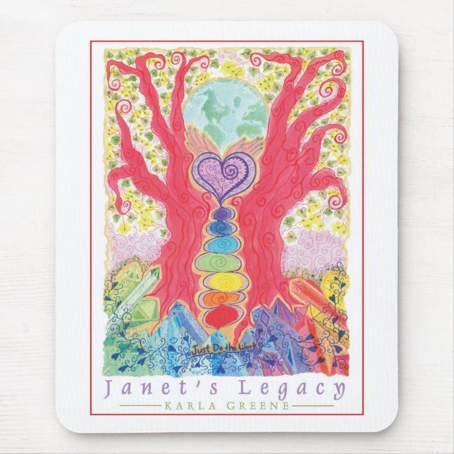 Mousepad tapete do rato do poster do legado dos janets (Frente)