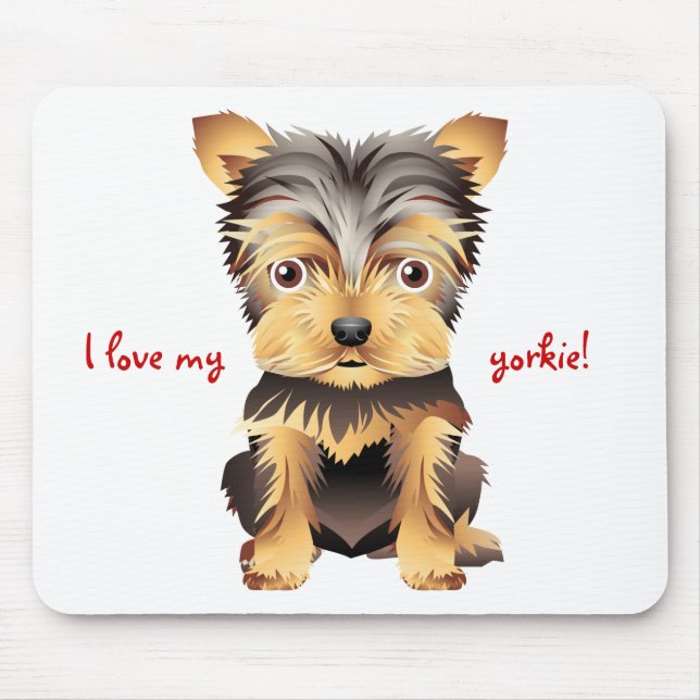 Mousepad Tapete do rato do presente do cão de brinquedo do (Frente)