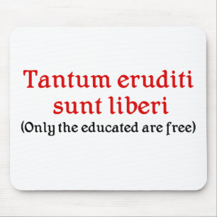 Mousepad Tapete do rato do professor do liberi do sunt do